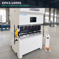 Prensa Plegadora Eléctrica de Alta Precisión 63T 1600MM EP63/1600S CNC Servo para Chapa Metálica, Sin Aceite, Totalmente Automática