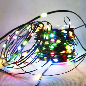 Çok renkli Rgb deri tel ışıkları akıllı App kontrolü Usb noel Led dize işıklar ev ağacı bahçe veranda açık