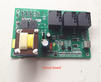 Mesin Uap Sauna Papan Sirkuit Tabung Pemanas Listrik Pemeriksaan Suhu Solenoid Valve Controller Aksesori Mesin Uap Basah