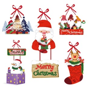 Vente chaude d'usine : Pendentif de Noël personnalisé, Pendentif de sapin de Noël Père Noël, Ornement de Noël, Décoration de Noël - Product Image 1