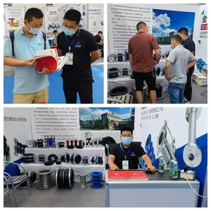 Huayuan PTFE Expansion Flange Type Rubber Joint Bellows Expansion Price List Flange Rubber Joint Rubber Flexible Connector