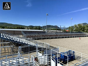 Gradins en aluminium d'échafaudage utilisés par le football extérieur de luxe tribune en métal de banc de stade tribune en aluminium tribune en aluminium de gradins - Product Image 5