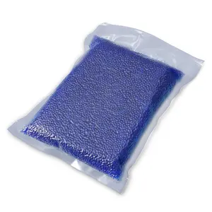 Absorbente de humedad de alta calidad, Gel de sílice, cuentas de cristales, 2-4mm, azul, indicador (azul a Rosa)