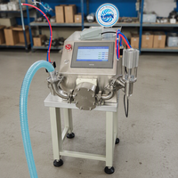 Machine de remplissage auto-amorçante à pompe rotative en acier inoxydable 304 pour sauces, savon liquide pour les mains et détergent lessive