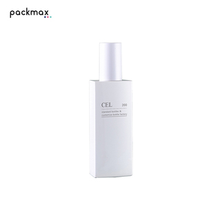 Square PETG 50ml-<b>200ml</b> lotion, serum & skincare <b>bottles</b> – refillable empty cosmetic packaging containers - Product Image 1