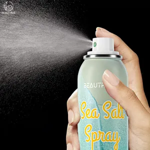Custom 150mL 5 Fl OZ Aluminum Can Sea Salt Spray With Coconut & Aloe Vera For Men And Women Texturizing Volumizing Hair Spray