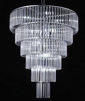 Lustre en cristal de décoration de plafond de mariage lustres suspendus de lumières pour la partie d'événement
