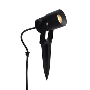 Lampe <span class=keywords><strong>LED</strong></span> d'extérieur à piquet pour jardin, IP65, 10W, DC24V, aluminium, blanc chaud - Product Image 1