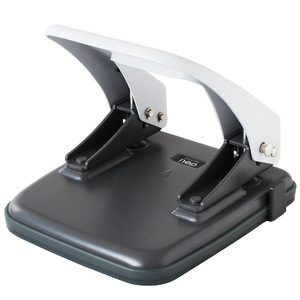 Deli 0104 Double Hole Steel <b>Paper</b> <b>Punch</b> 12 Sheets Capacity Office Home Use - Product Image 3