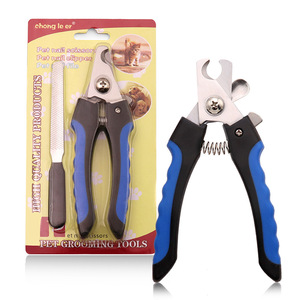 กรรไกรตัดเล็บสัตว์เลี้ยงสแตนเลสพร้อมตะไบเล็บแบบพกพาสำหรับสุนัขแมวสัตว์ขนาดเล็ก-ขายส่ง - Product Image 6