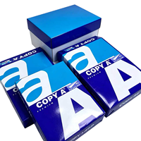 Papel de Copia A4 100% Pulpa de Madera 70gsm 75gsm 80gsm, Papel de Impresión Resistente, Papel Blanco para Impresora y Oficina