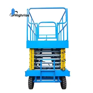 4-18 Meters Mobile Scissor Lift Hydraulic Electric/hydraulic Scissor Lift Platform/manlift Scissors Cargo Lifting Platform