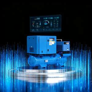 Nanxiang 7.5-22kw 4'ü 1 Arada Elektrikli Kombine Hava Vidalı Kompresör Yüksek Kaliteli Lazer Hava Kompresörü CNC Kurutucu ve Hava <span class=keywords><strong>Tank</strong></span>ı İle - Product Image 1