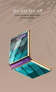 Sang Trọng Tempered Glass Trường Hợp Đối Với Samsung Galaxy Z Lật Gấp 2 5G Mạ Cạnh Bảo Vệ Bìa Đối Với Samsung Z Lật Gấp 3 5G Trường Hợp - Product Image 2
