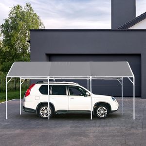 Tenda Carport Portatile per Due Auto, Impermeabile in PVC con Telaio in Acciaio, per Garage, <span class=keywords><strong>Parcheggio</strong></span> <span class=keywords><strong>e</strong></span> Utilizzo come Capanno - Product Image 5