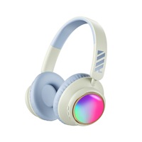 Headphone Gaming nirkabel yang sangat tahan lama headphone atas telinga Stereo Headset