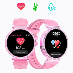 Orologio Smart di Lusso per Donne, Design Elegante, Impermeabile, con Bordo Diamantato, in Argento, Acquistabile Online su Alibaba Cina - Product Image 3