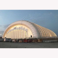 CQ Custom Make Grande Tente de sport gonflable pour bâtiment pneumatique dans un hangar