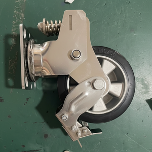 Vente en gros de roues pivotantes robustes en aluminium nouvel amortisseur en caoutchouc pour pièces d'équipement de manutention - Product Image 1