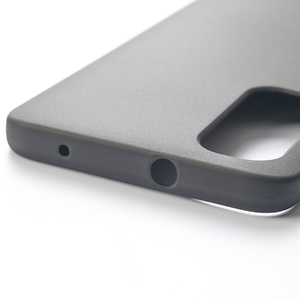 Custodia per telefono in Silicone nero per icona di Cricket 6 custodia protettiva in TPU opaco - Product Image 4