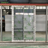 Puerta Corredera de Aluminio Serie 68 con Rotura de Puente Térmico, Doble Acristalamiento para Patio de Casa, Gran Apertura Decorativa