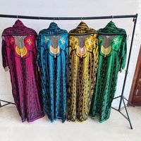 Robes Africaines en Gros Grande Taille Robe Africaine Femme Boubou Vêtements Traditionnels Africains pour Femmes Musulmanes Soirée et Cérémonie