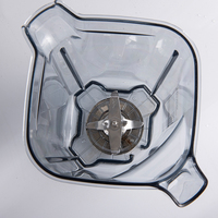 Boîtier en plastique électrique insonorisé de machine de mélangeur à glace silencieux professionnel de 1500W pour le boîtier à usage domestique inclus