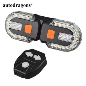 Feux arrière de vélo à commande à distance sans fil, clignotants gauche et droit avec klaxon et alarme de sécurité - Product Image 1