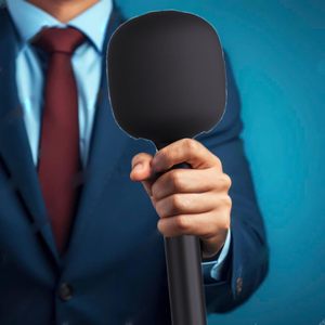 2Mic 3 In1 <b>Wireless</b> <b>Mic</b> Handheld Holder Stick Lapel Microphone Phone Camera Studio Vlog Video Recording Interview Microphone Kit - Product Image 6