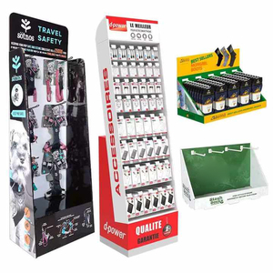 Quảng cáo bán lẻ sóng instore Rack hiển thị cho điện thoại di động sạc phụ kiện và POS hiển thị các tông đứng - Product Image 3