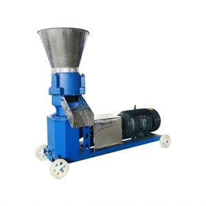 Flat Die Wood Pellet Mill Machine with Motor Alloy Steel Construction High Capacity Animal Feed Processing Equipment - Product Image 3