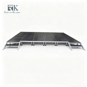 Scène mobile de qualité supérieure, plateforme de scène en aluminium, scène portable pour mariage, exposition, événement - Product Image 1