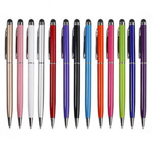 Bolígrafo de Metal con Pantalla Táctil Suave y Logotipo Personalizado, Bolígrafo de Punta Redonda Delgado con Mecanismo Giratorio, Regalo Promocional para Hotel u Oficina - Product Image 5