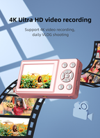 Kamera Vlogging 4K Ultra HD 64MP 18X Zoom Auto Focus WiFi Layar Lipat untuk Siaran Langsung Perekaman Video Fotografi Camcorder