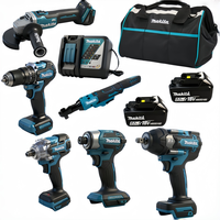 Ensemble d'outils professionnels MKT 18V avec batterie lithium-ion rechargeable, adapté à la réparation automobile, à la construction, au travail du bois et au bricolage