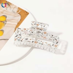 Tendance mode acrylique perle bec de canard Clips pour femmes et filles luxe cheveux décoration accessoire Offre Spéciale en gros - Product Image 1