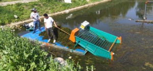 Nhà Sản Xuất Trung Quốc Của Nhỏ Thủy Sản Nước Lục Bình Cắt Thuyền Thép Thân Tàu Thiết Kế Cho Làm Sạch Đáng tin cậy Trong Ao Và Sông - Product Image 2