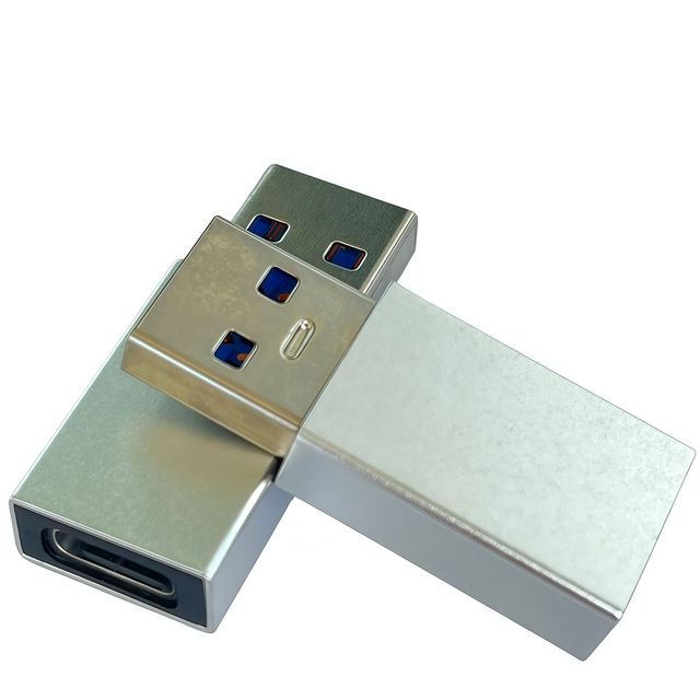 Metal Type-C to USB 3.0 Converter Aluminum Alloy Adapter Headphones USB Flash Drives Connector OTG Adapter