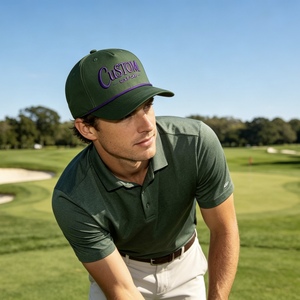Custom Rope Golf Baseball Cap High Density 3D Embroidery Logo Adjustable Snapback Sports <b>Hat</b> For <b>Men</b> Women Golfing - Product Image 6