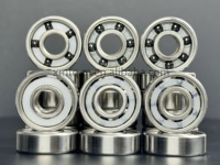 Rodamientos de Bolas de Ranura Profunda 608 627 para Patines en Línea, Fabricados en Acero Inoxidable 440C y Cerámica, Ruedas para Patinaje de Velocidad