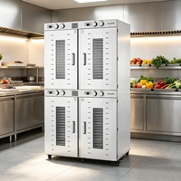Industriële commerciële voedseldroogmachine, dehydrator, roestvrijstalen digitale schaaldroger voor de verwerking van fruit en groenten