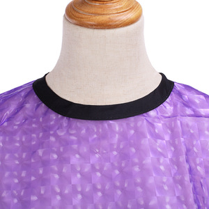 Cape de coiffure Wanmei translucide violette anti-adhésive pour salon, coupe de cheveux, coloration, permanente, traitement - Product Image 2