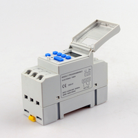 NAIDIAN Nouveau type de relais minuterie numérique programmable sur rail DIN 2 fils 7 jours AC 220V DHC15A THC15A AHC15A/AHC30A
