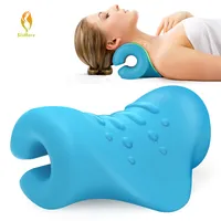 Chiropractic PillowTraction तकिया ग्रीवा कर्षण डिवाइस और गर्दन स्ट्रेचर गर्दन और कंधे Relaxer
