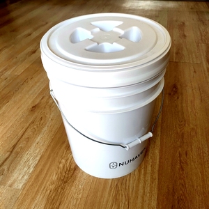 big plastic chemical car wash bucket