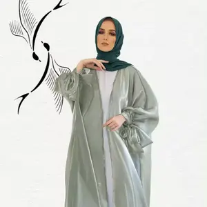 Malaysia Hồi Giáo Maxi Dress Arab Quần Áo Dubai Hồi Giáo Áo Cồ Với Bow Maxi Áo Cộng Với Kích Thước Của Phụ Nữ Dresses