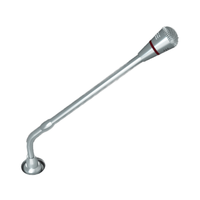 Support de microphone de bureau motorisé pour système de sonorisation de conférence, fonction de levage dissimulée, microphone à condensateur filaire pour utilisation en studio