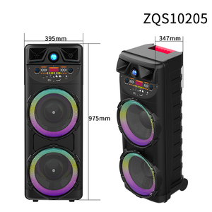 Loa không dây di động SING-E ZQS10205 Dual 10 inch, công suất cao 50W, giá xuất xưởng, tích hợp đèn RGB, loa party - Product Image 3