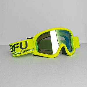 Masque de ski double couche anti-buée, tendance, avec logo personnalisé, anti-sable, protection UV améliorée, verres interchangeables pour le cyclisme et les sports - Product Image 3