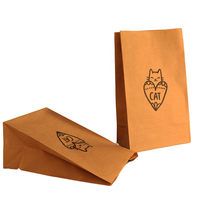 Sac en papier SOS 2023, sacs en papier brun kraft personnalisé, logo imprimé, fabricant de sacs en papier convivial